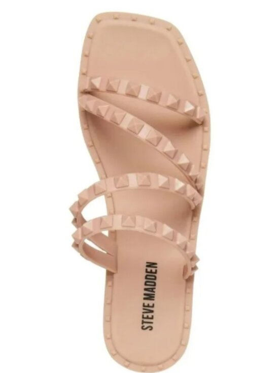 Steve Madden Shoes - Steve Madden Women's Skyler J Studded Strappy Slide Sandals Size 6